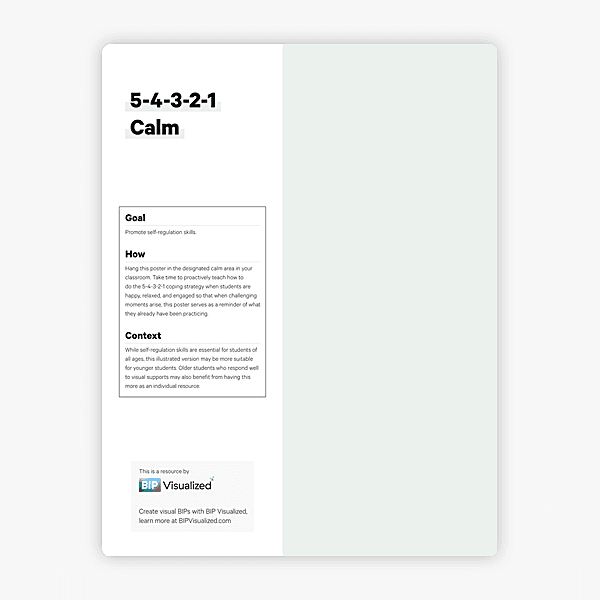 BIP Visualized - Visual Behavior Plans for BCBAs & Schools