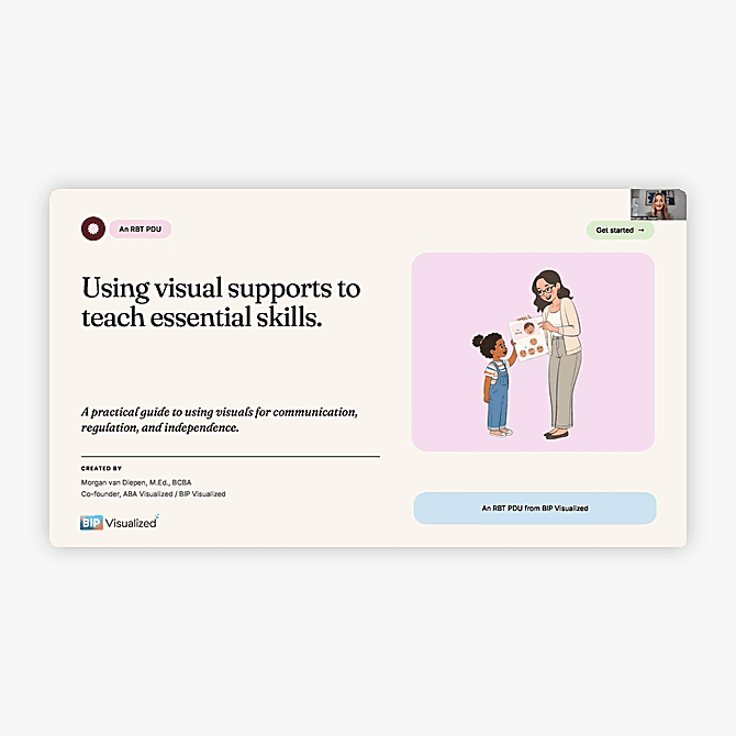 Using Visual Supports to Teach Essential Skills