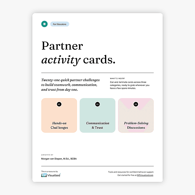 Partner Activity Cards