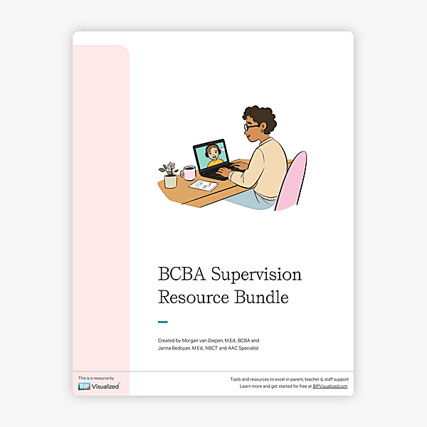 BCBA Supervision Resource Bundle