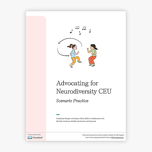 Scenario Practice for Advocating for Neurodiversity CEU
