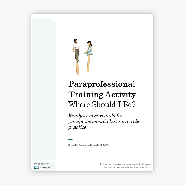 Paraprofessional Training Activity: Where Should I Be?