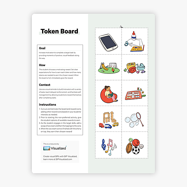 Train Token Board