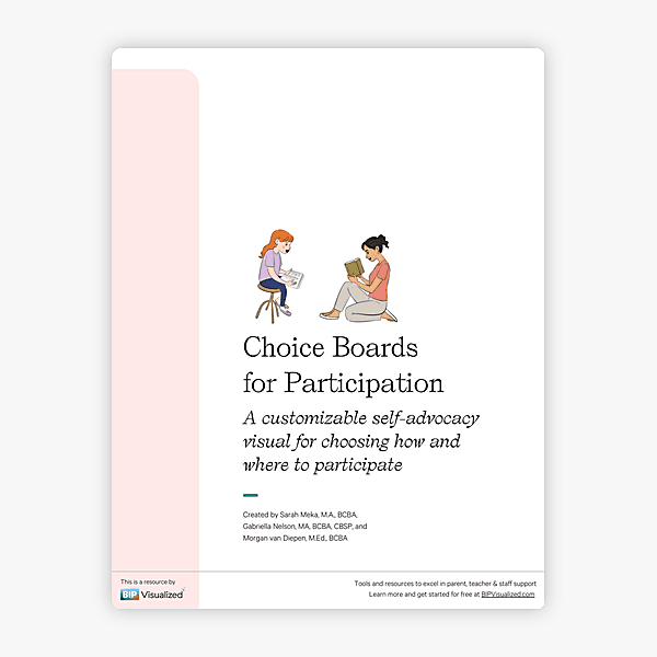 Choice Boards for Participation