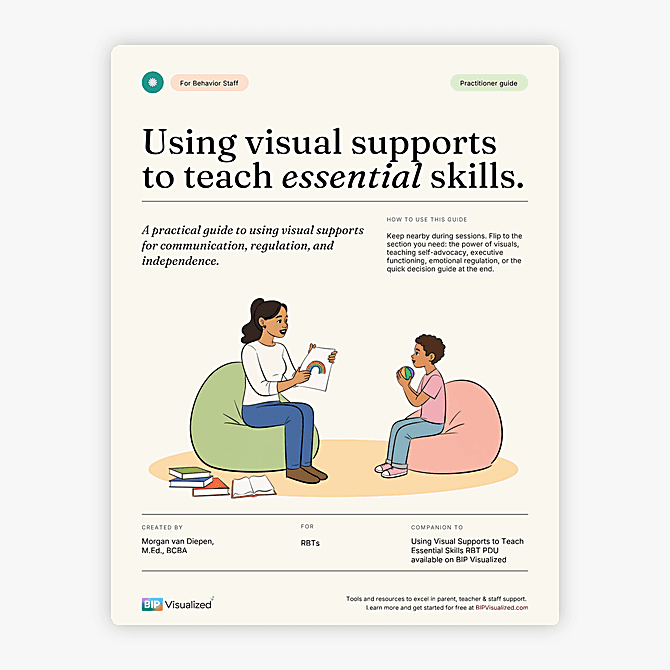 Using Visual Supports to Teach Essential Skills