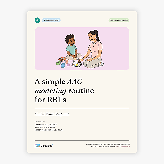 A Simple AAC Modeling Routine for RBTs
