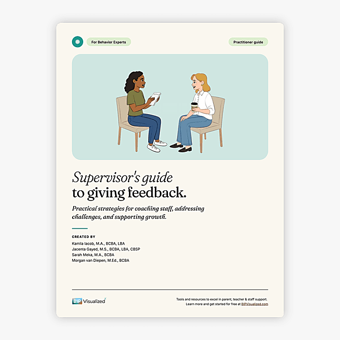 Supervisor's Guide to Giving Feedback
