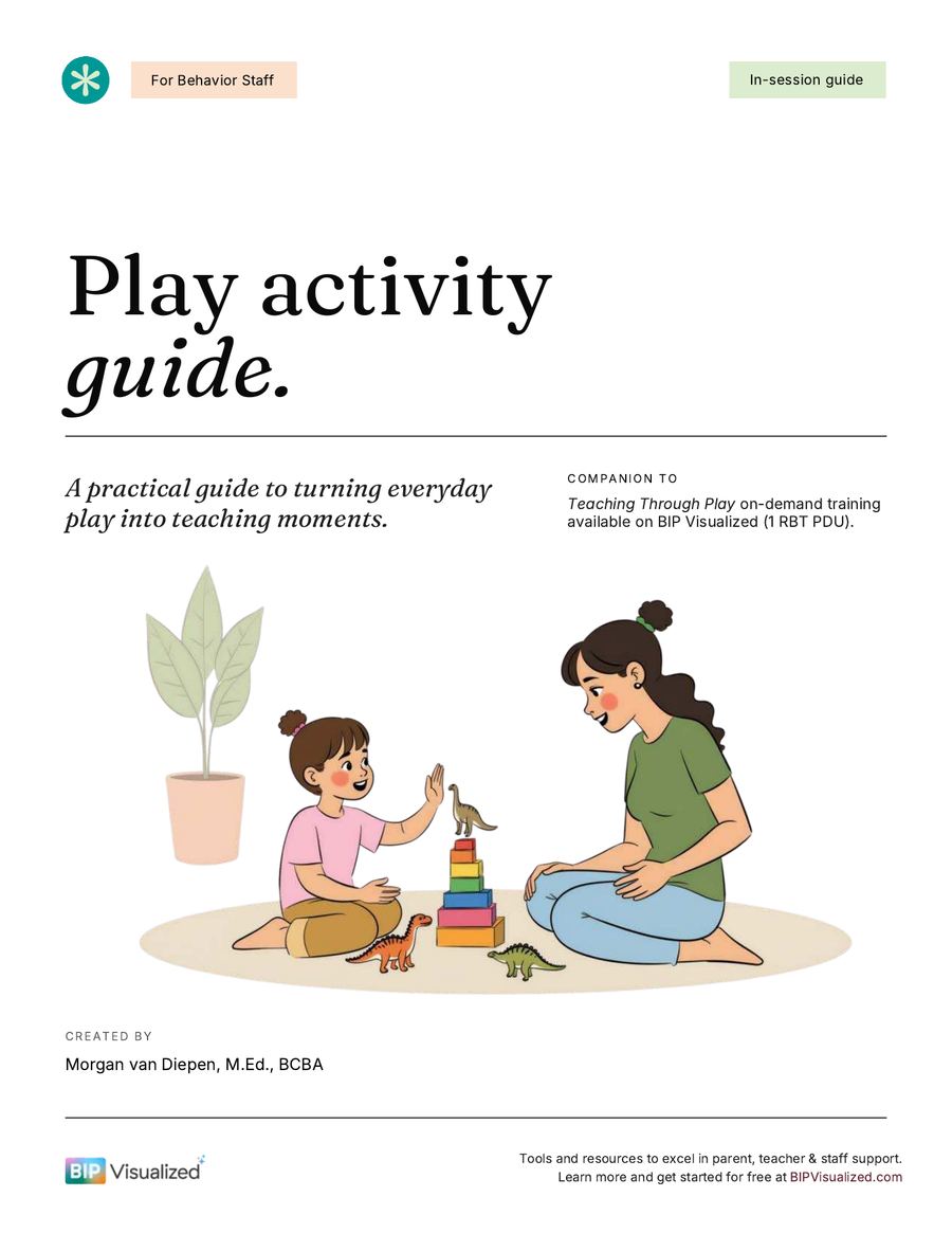 Turning everyday play into teaching